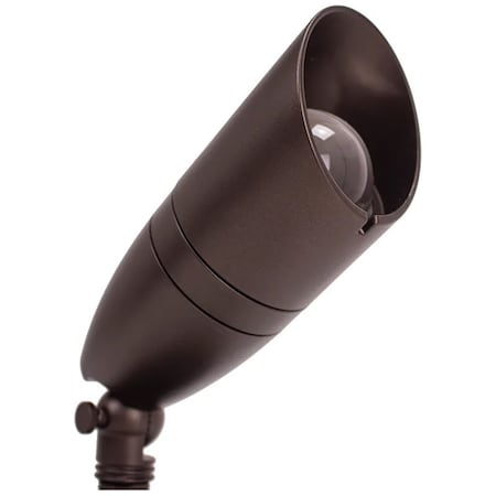 Westgate Garden Bullet Lights with Shroud, Bronze, 8W, 700LM, 120V AD120-018-MCT-ORB